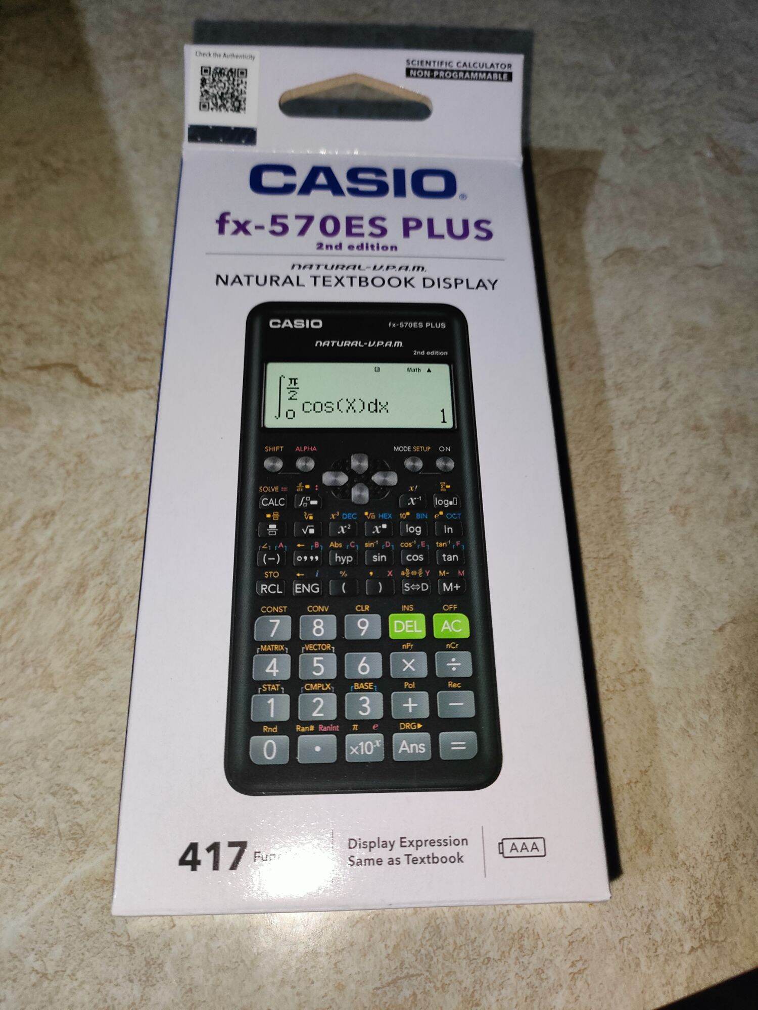 Fx 570ES PLUS 2nd Edition Scientific Calculator Lazada PH