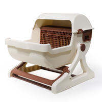 ZHUOLESHI | Automatic Easy Clean Semi-enclosed Large Litter Box