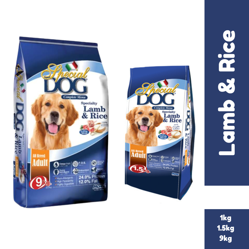 Special Dog Lamb & Rice Adult Dog Food - 1kg repacked