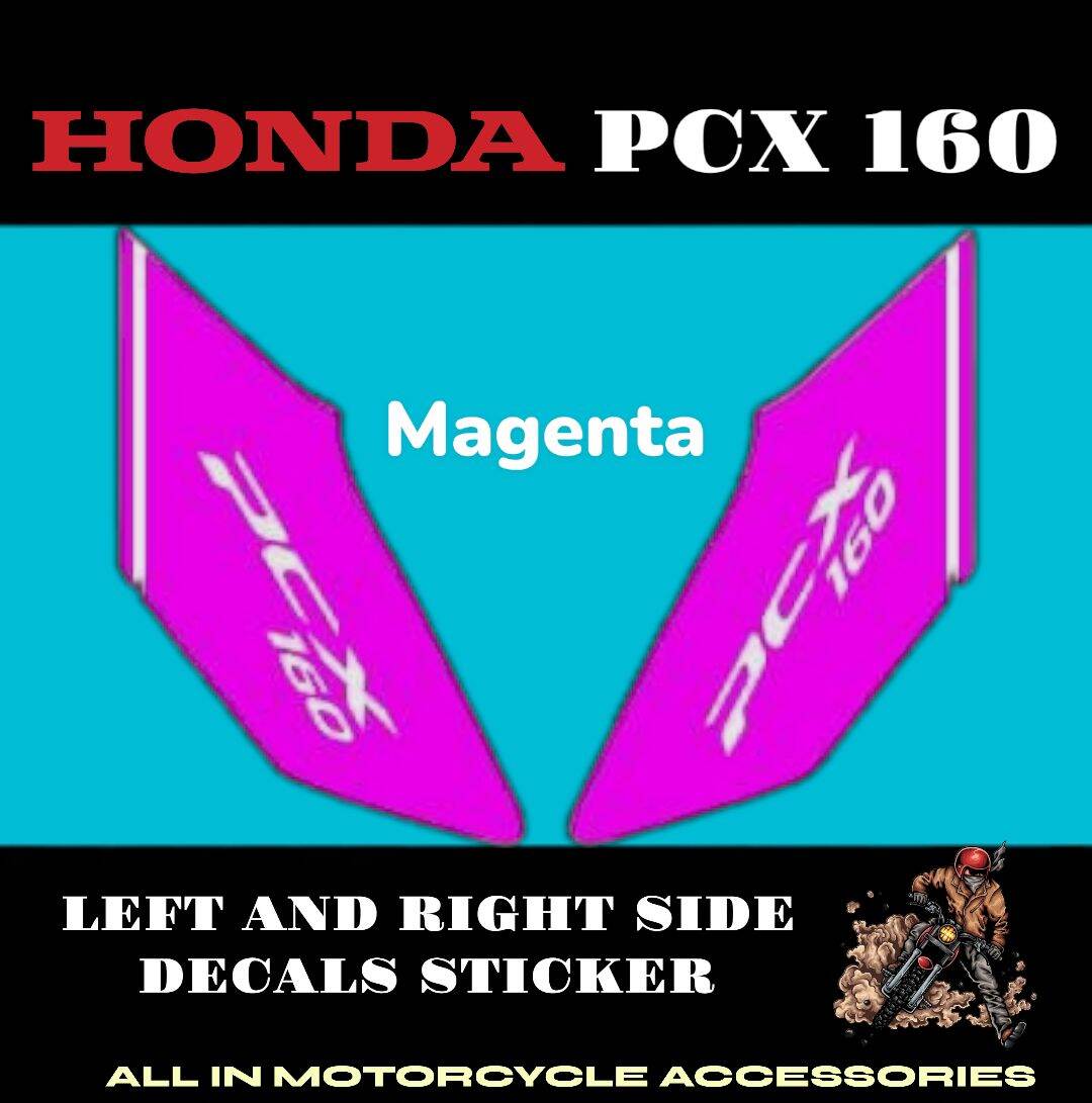 Honda Pcx 160 Left And Right Side Decals Sticker Lazada Ph