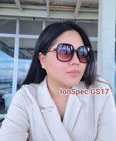 MGI IonSpec GS17 Sunglasses – Eyewear for Eye Relief UV & Radiation Protection Negative Ions Far Infrared