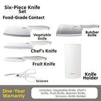 CAROTE | Antibacterial Kitchen Knife Set with Cutting Board