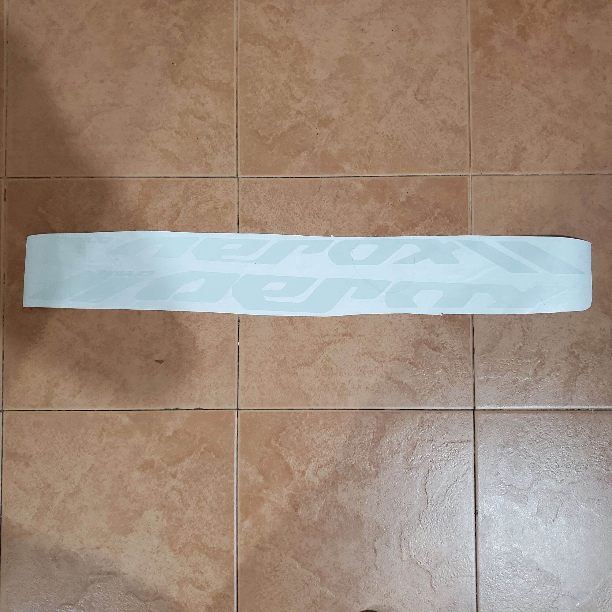 aerox version 2 side and mags sticker set white. 