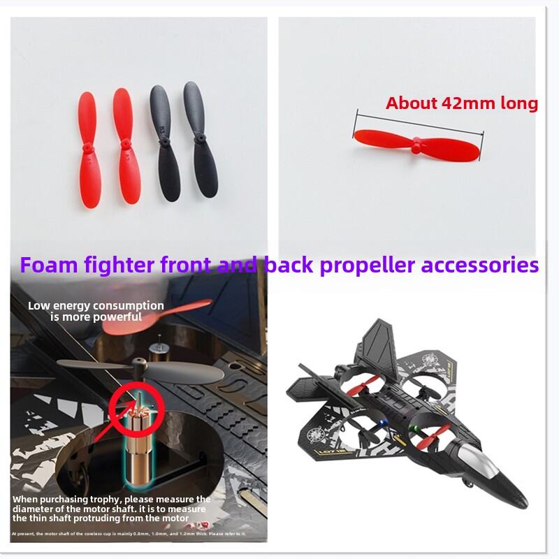 Remote Control Stunt Fighter Drone Toy Plane Glider Helicopter Propeller Accessories Electric Toy for Boys from Mainland China