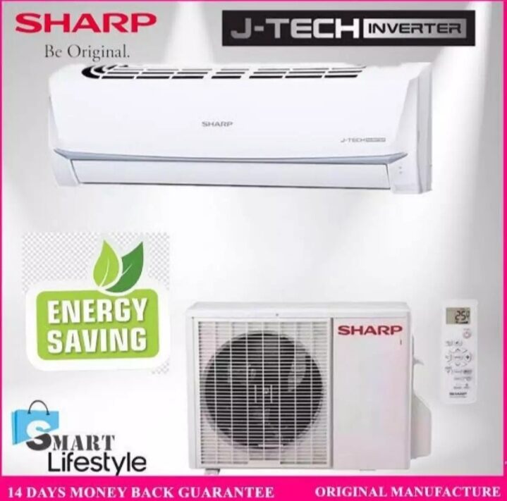 Sharp 1.0HP JTech Inverter Split Type Aircon