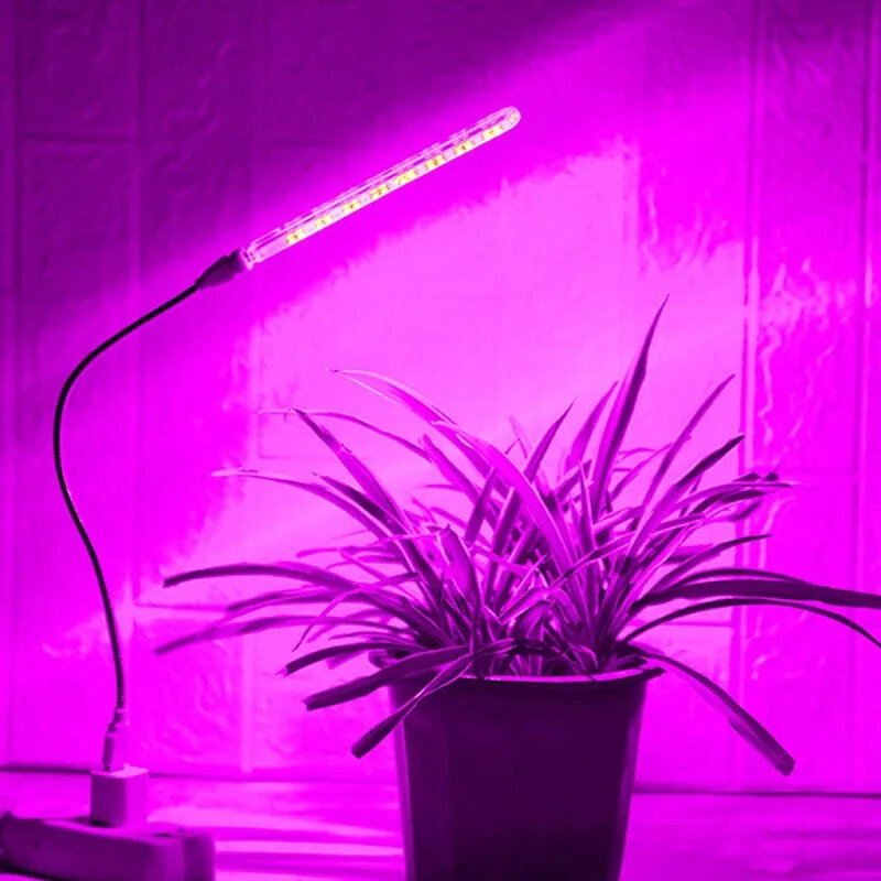 5V LED Grow Light Full Spectrum Plant Lamp with Flexible Hose Indoor ...
