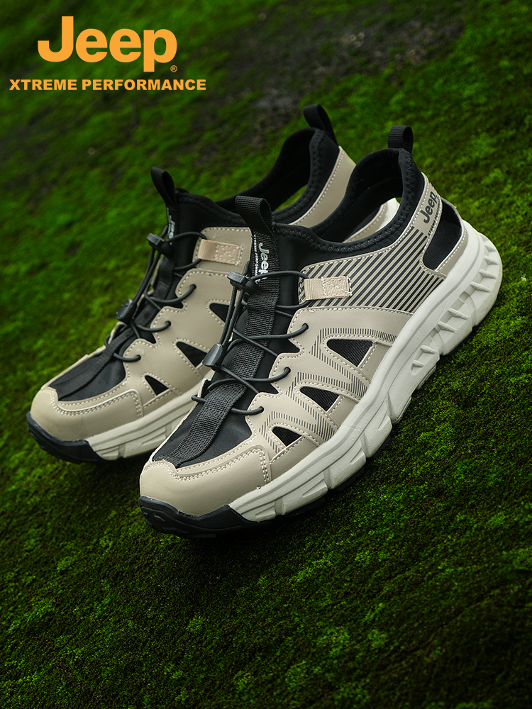 Jeep | Jeep Couple Water Shoes Hiking Mountain Climbing Men's Women's Breathable Outdoor Lightweight Shock Absorption Anti-slip Sandals - Brand Jeep Presyo 4,272 Piso*Libreng Shipping