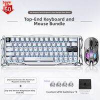 Gravastar | Gaming Mechanical Keyboard and Mouse Set UFO Magnetic Axis Aluminum