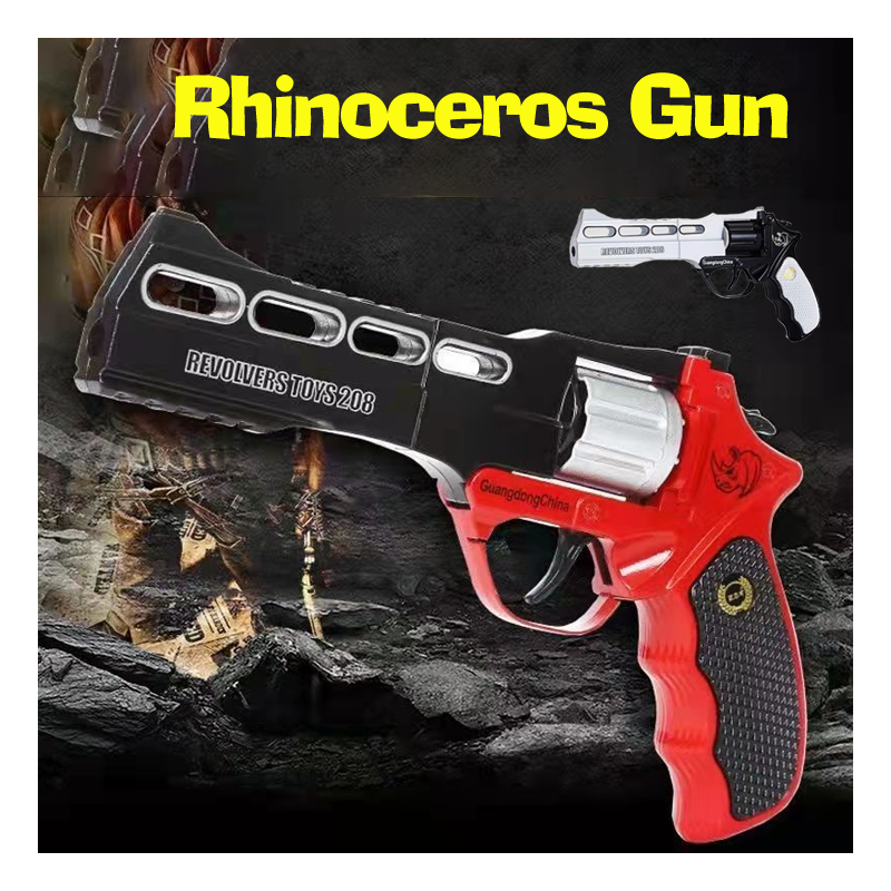 【Rhinoceros Metal Gun】Large Size Pure Metal Heavy Simulation Toy Only ...