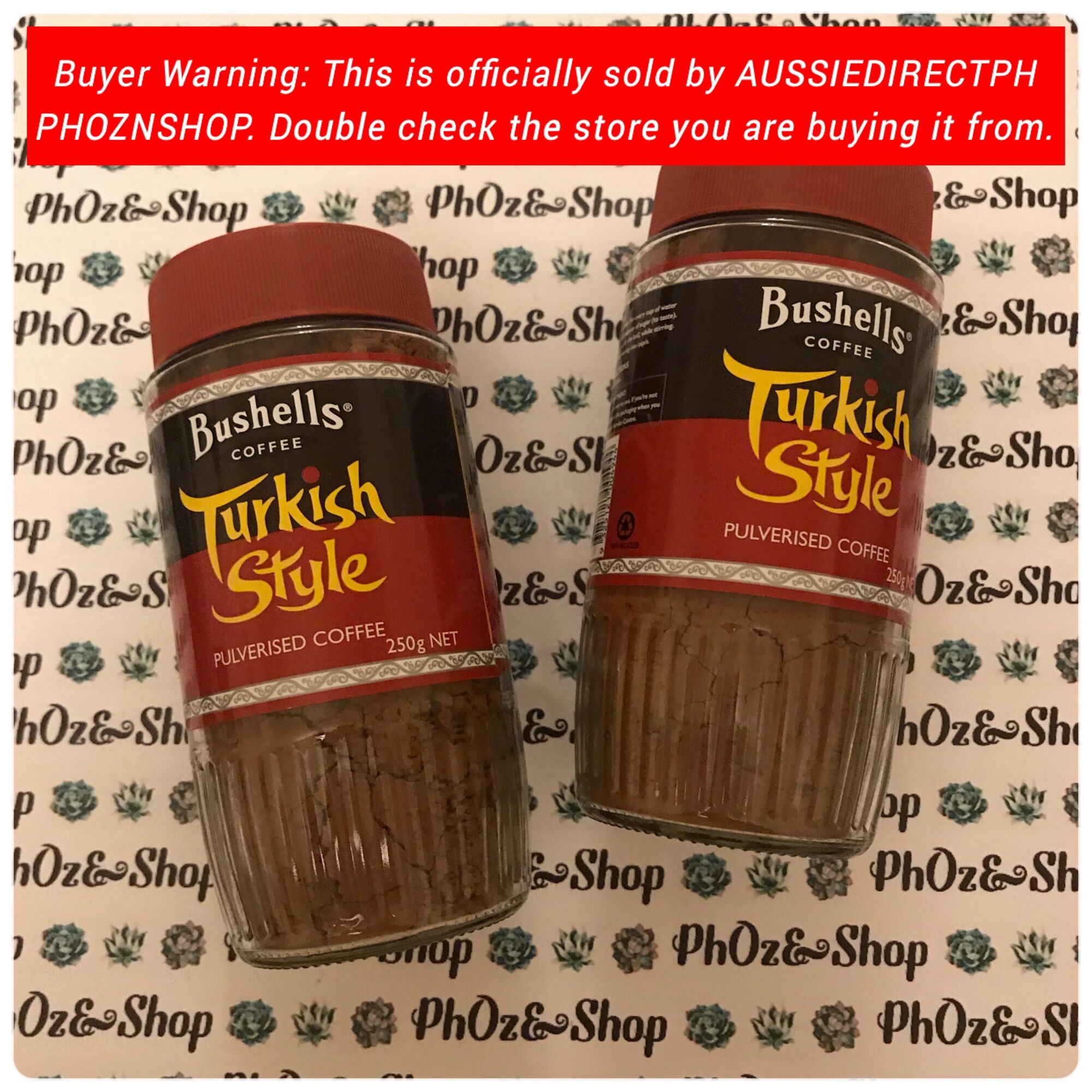 250g BUSHELLS TURKISH STYLE INSTANT COFFEE ☕️AUSSIEDIRECTPH PHOZNSHOP ...