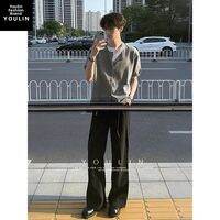 YOULIN | Summer Old Money Style Husband Feel Short Sleeve Shirt Set