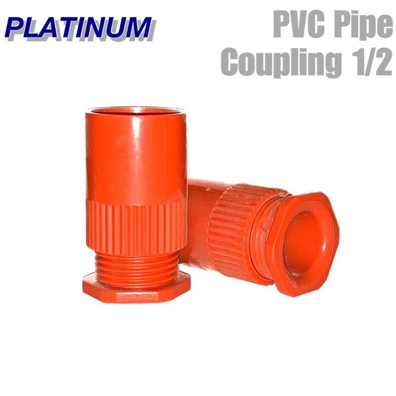 PVC Electrical Pipe Coupling Connector| Orange 1/2 Screw Type | Lazada PH