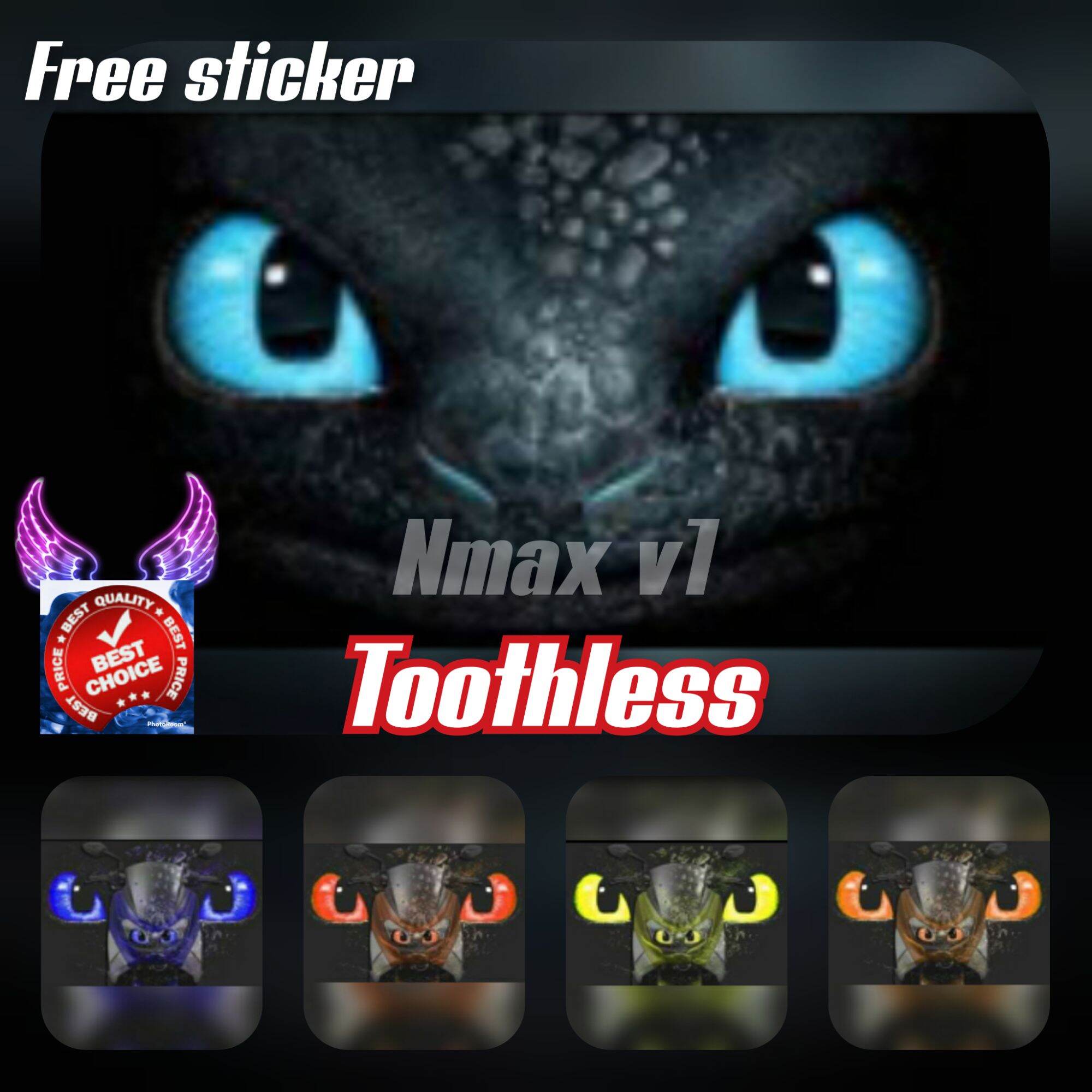 Nmax v1 Toothless/3m adhesive. 