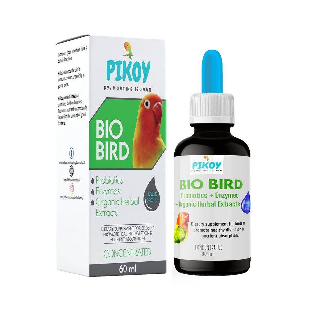 Pikoy BIO BIRD Probiotics Enzymes 60ML Lazada PH