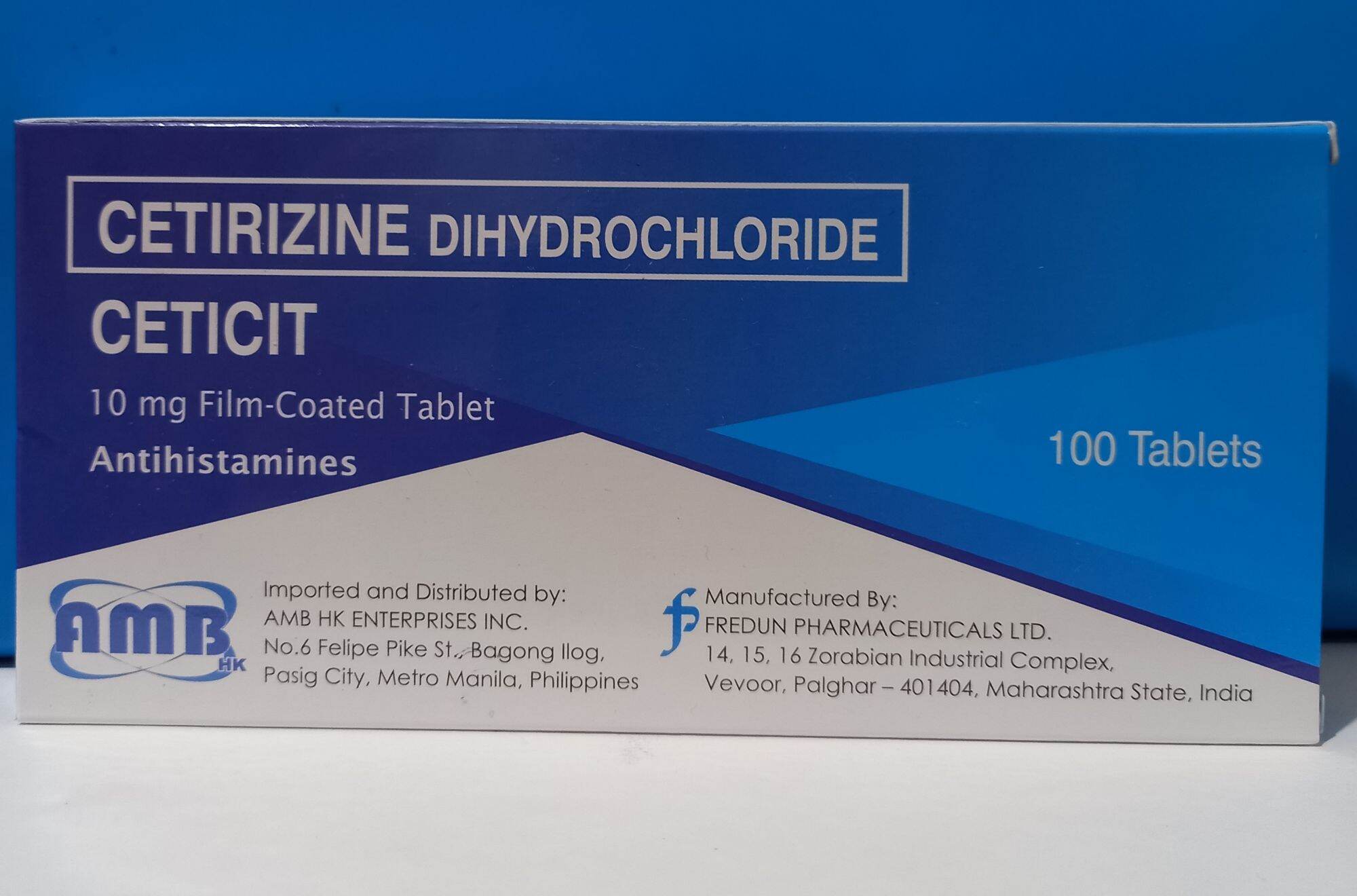 CETIRIZINE 10 MG TABLET CETICIT by 100's tablet ANTIHISTAMINE Lazada PH