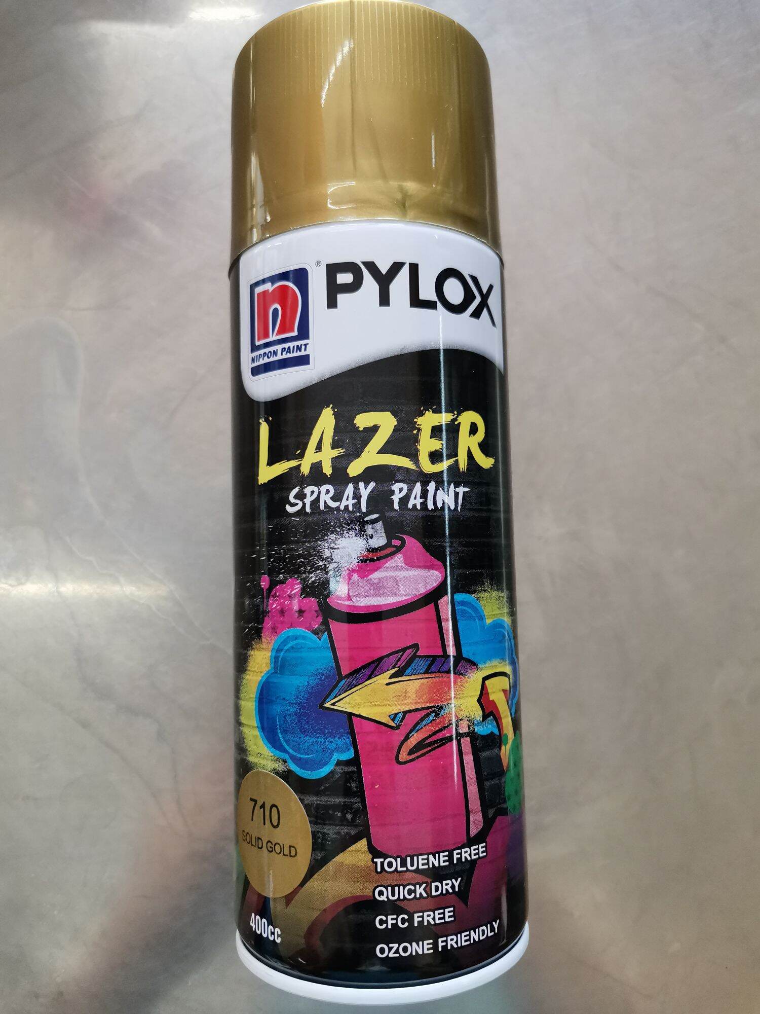 Nippon Pylox Spray Paint Solid Gold Lazada PH