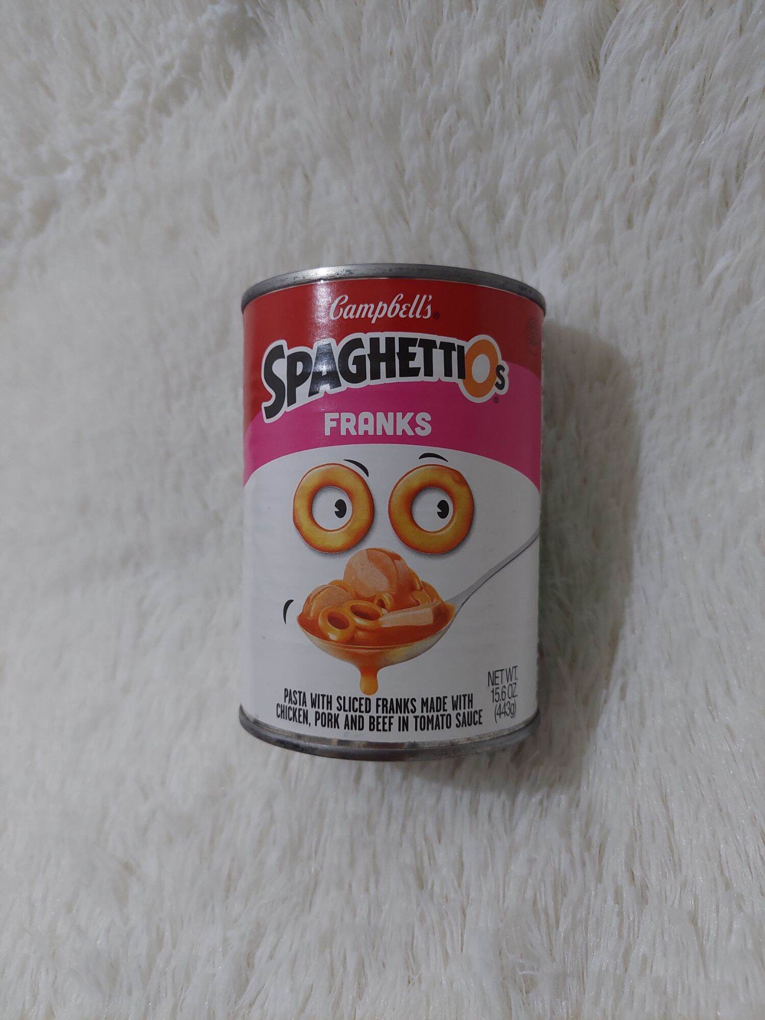 Campbell's SpaghettiO's with Sliced Franks 15.6oz Can