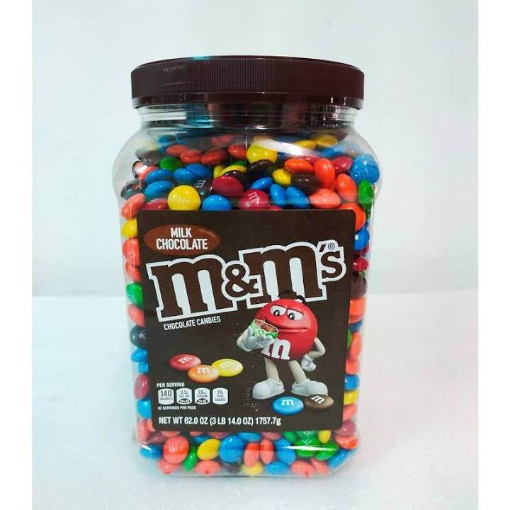 M&m's Milk Chocolate Candies 1758g 