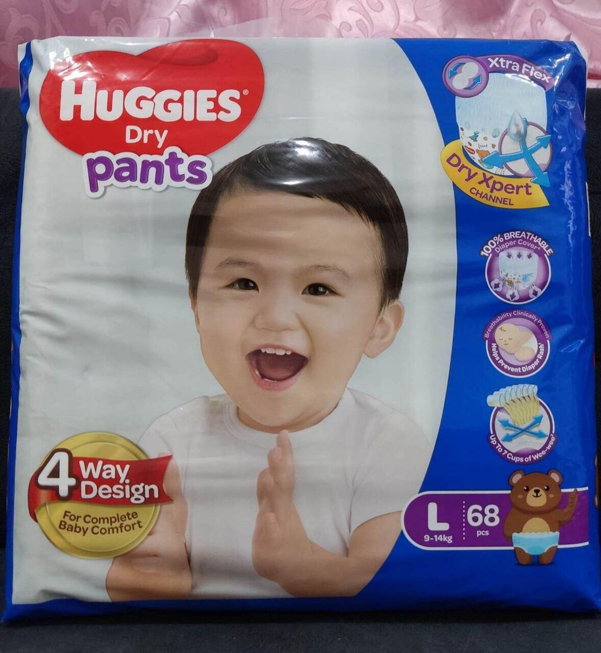 HUGGIES Dry Diapers Large Pants 68pcs Per Pack 9 14kg Lazada PH huggies-dry-diapers-large-pants-68pcs-per-pack-9-14kg-lazada-ph