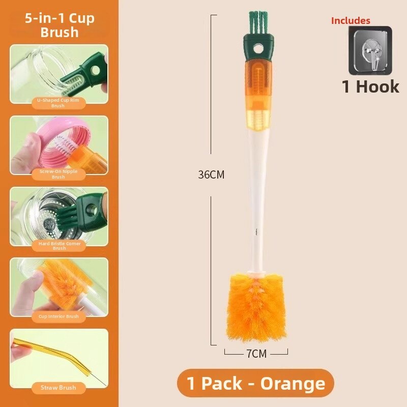 5-in-1 Multifunctional Bottle Brush