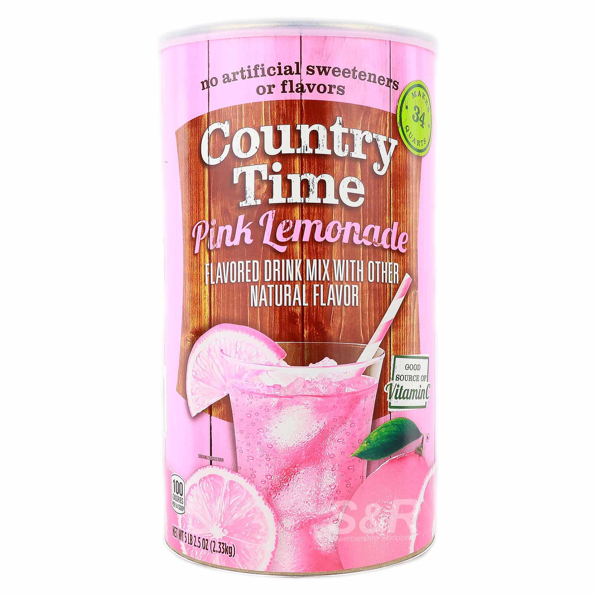 Country Time Pink Lemonade Powder Mix Juice 2.33kg | Lazada PH