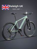 Raleigh | Alloy Mountain Bike for Adults and Teens Shock Absorption 27.5 Inch Dual Shock Bike for Students Unisex Design Compact and Durable Bicycle