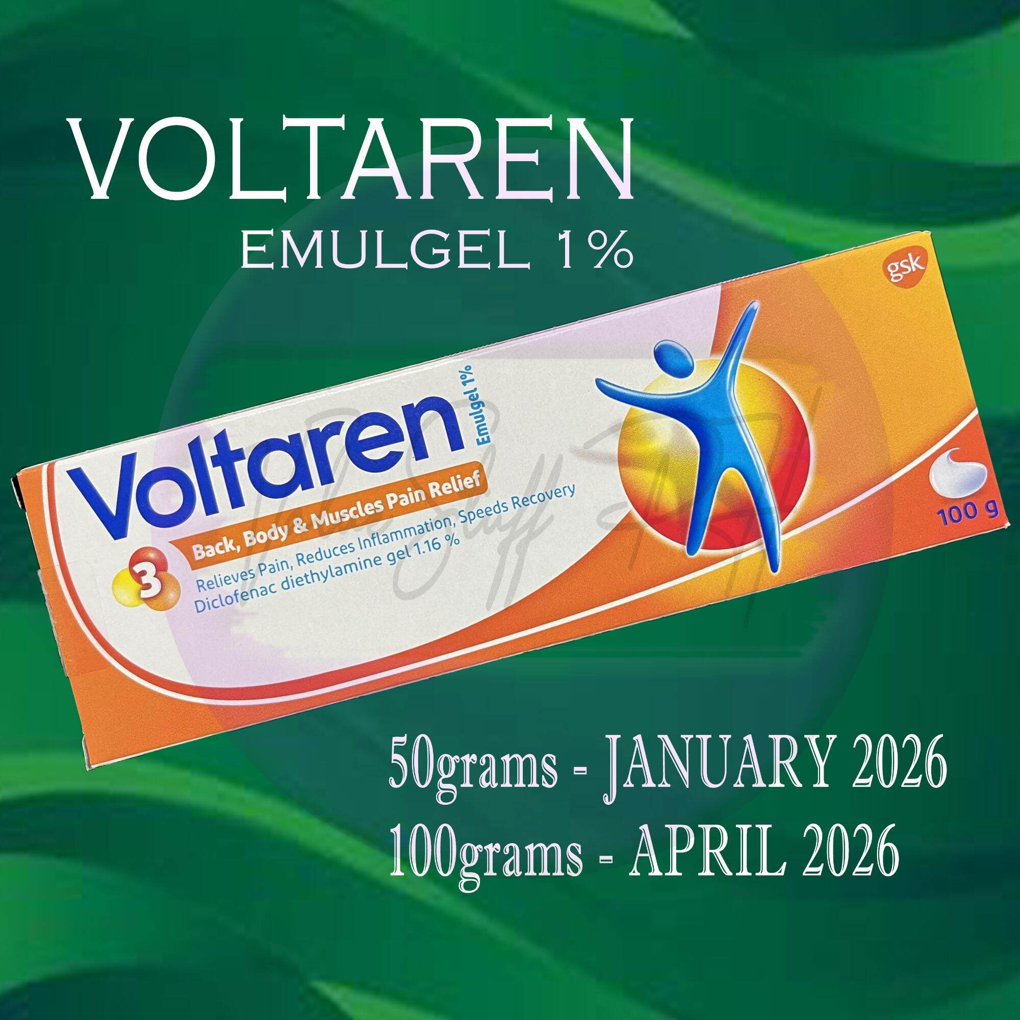 VOLTAREN EMULGEL 1% 50g | 100g | Lazada PH