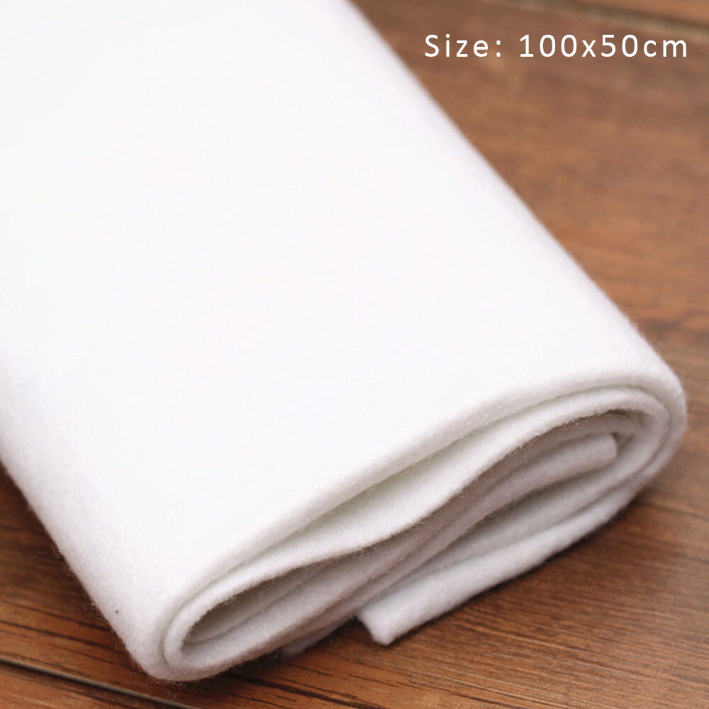 50*100cm Fusible Interfacing Iron-On Non-Woven Interfacing for Sewing Cover Stitches on The Back of Projects Fused Beautifully
