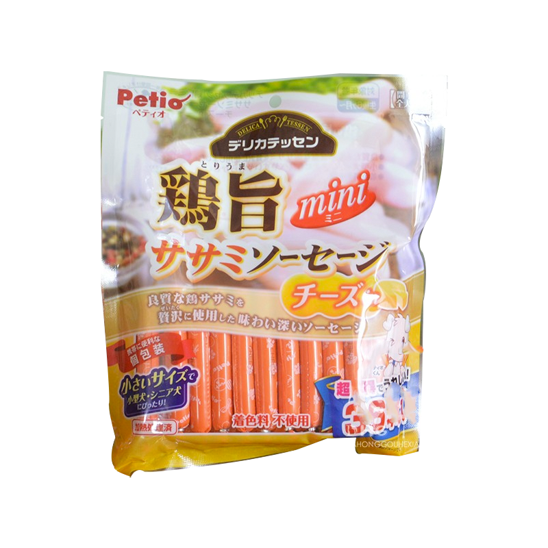Pet Inn Japanese Petio Pidiao Dog Snack Ham Sausage Chicken Sausage