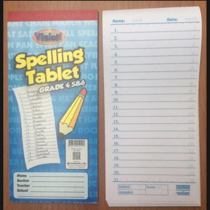 SPELLING BOOKGRADE 13/GRADE 461 PCASSORTED BRAND Lazada PH