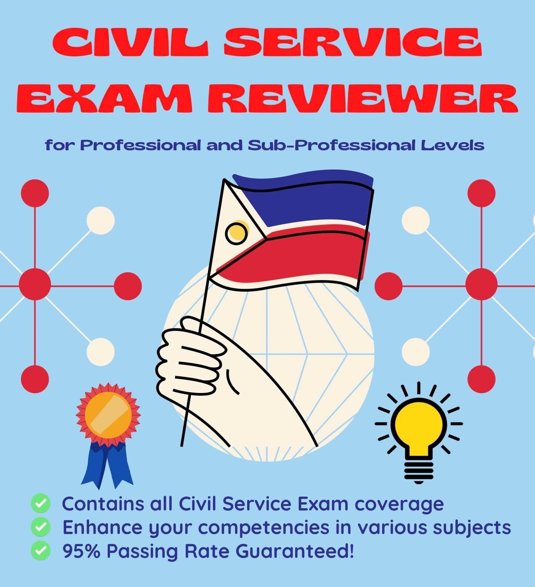 CIVIL SERVICE EXAM REVIEWER Lazada PH