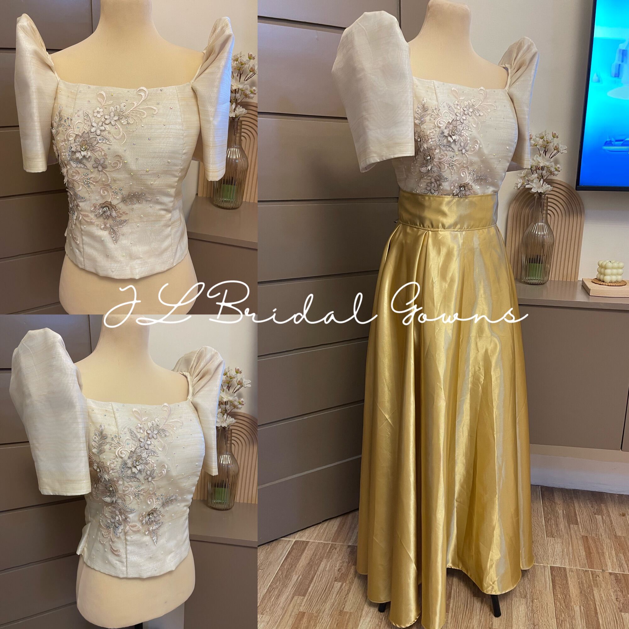 Filipiniana Blouse Skirt Lazada PH