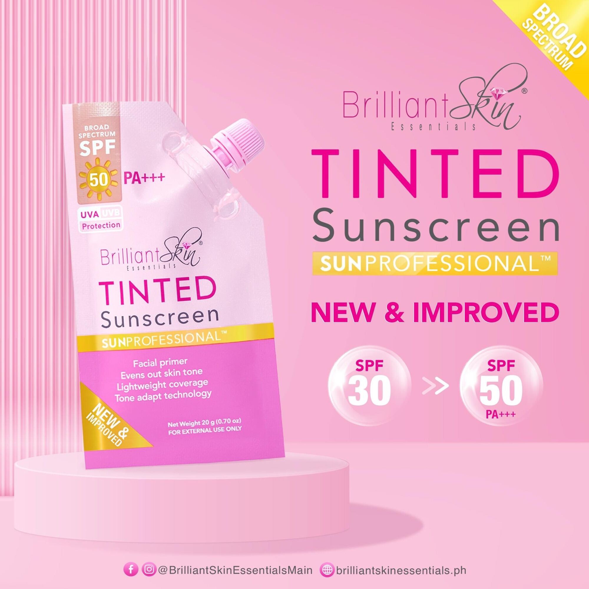 Brilliant Skin Tinted Sunscreen spf 50 | Lazada PH