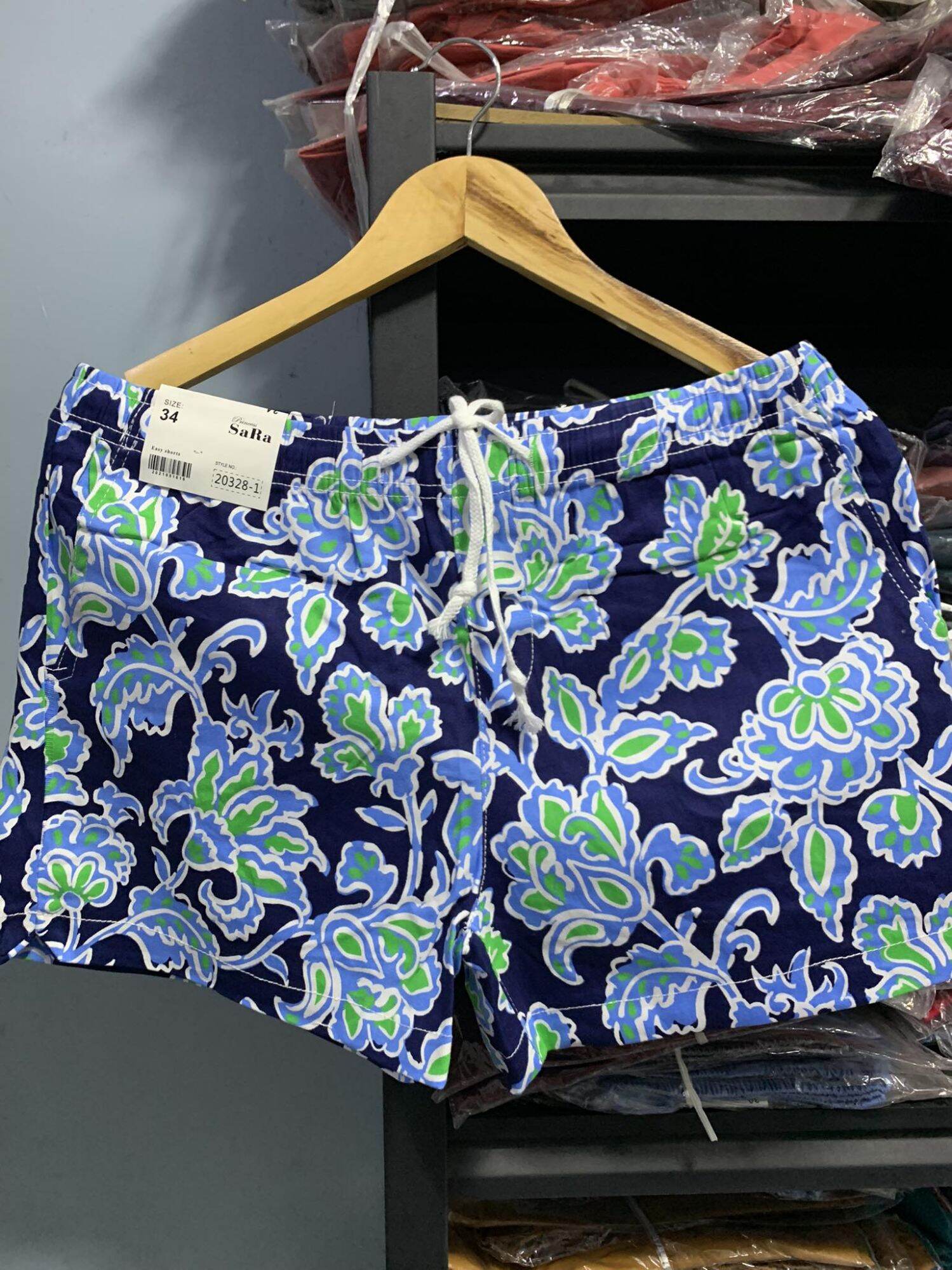 SARA SHORTS PRINTED PLUS SIZE FOR LADIES 34,36,38 AVAILABLE SIZE ...