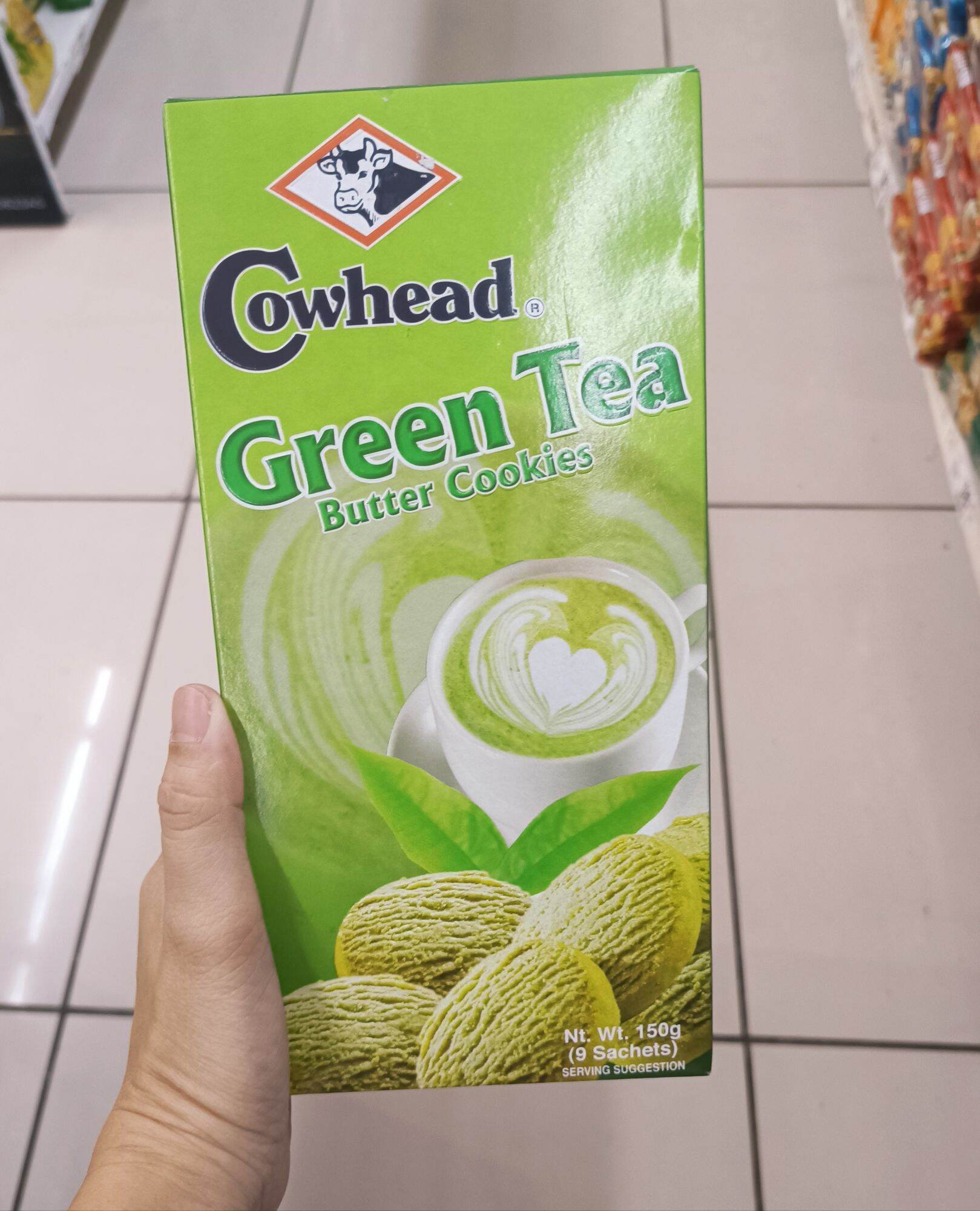 Cowhead Crispy Cheese/Butter Wheat Bran Crackers & Green Tea Butter