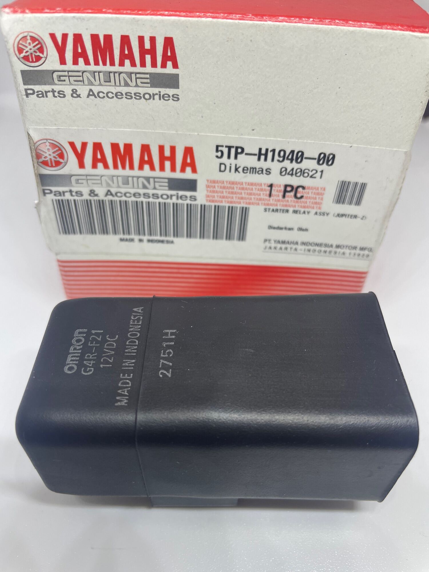 Starter Relay Nmax/Mio Sporty/mio Soulty 5TPH194000 Yamaha Genuine