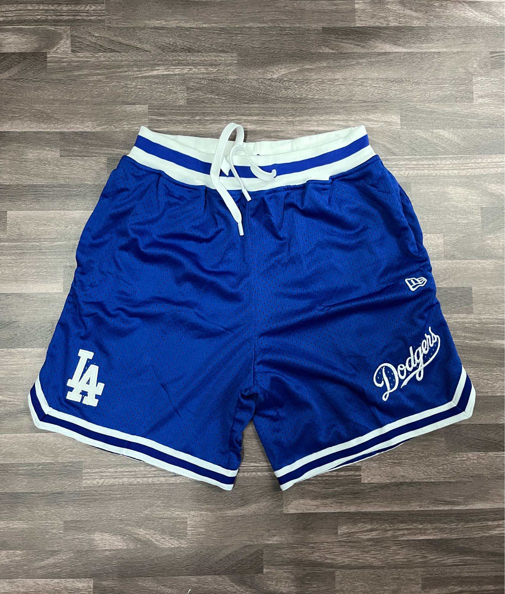 Lakers justdon shorts high quality thick fabric