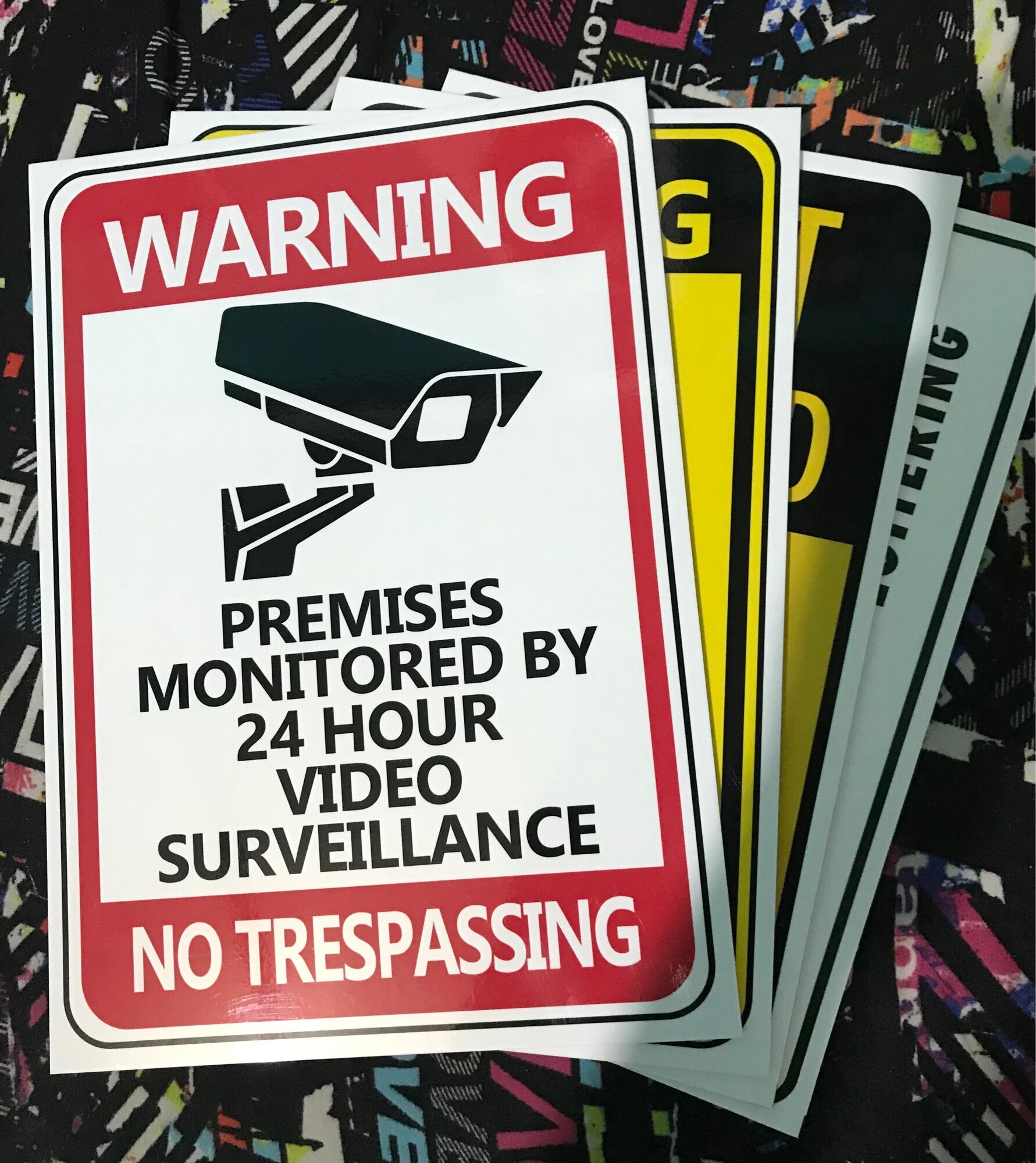 Warning CCtV Signage Lazada PH