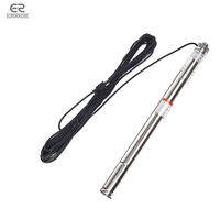 EURORECAR 2inch Stainless Steel Deep Well Submersible Pump 220V 60Hz Screw Bore Pump 180ft 8GPM for Home/Farm/Industria