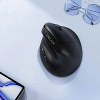 Delux | Ergonomic Wireless Bluetooth Dual Mode Vertical Mouse