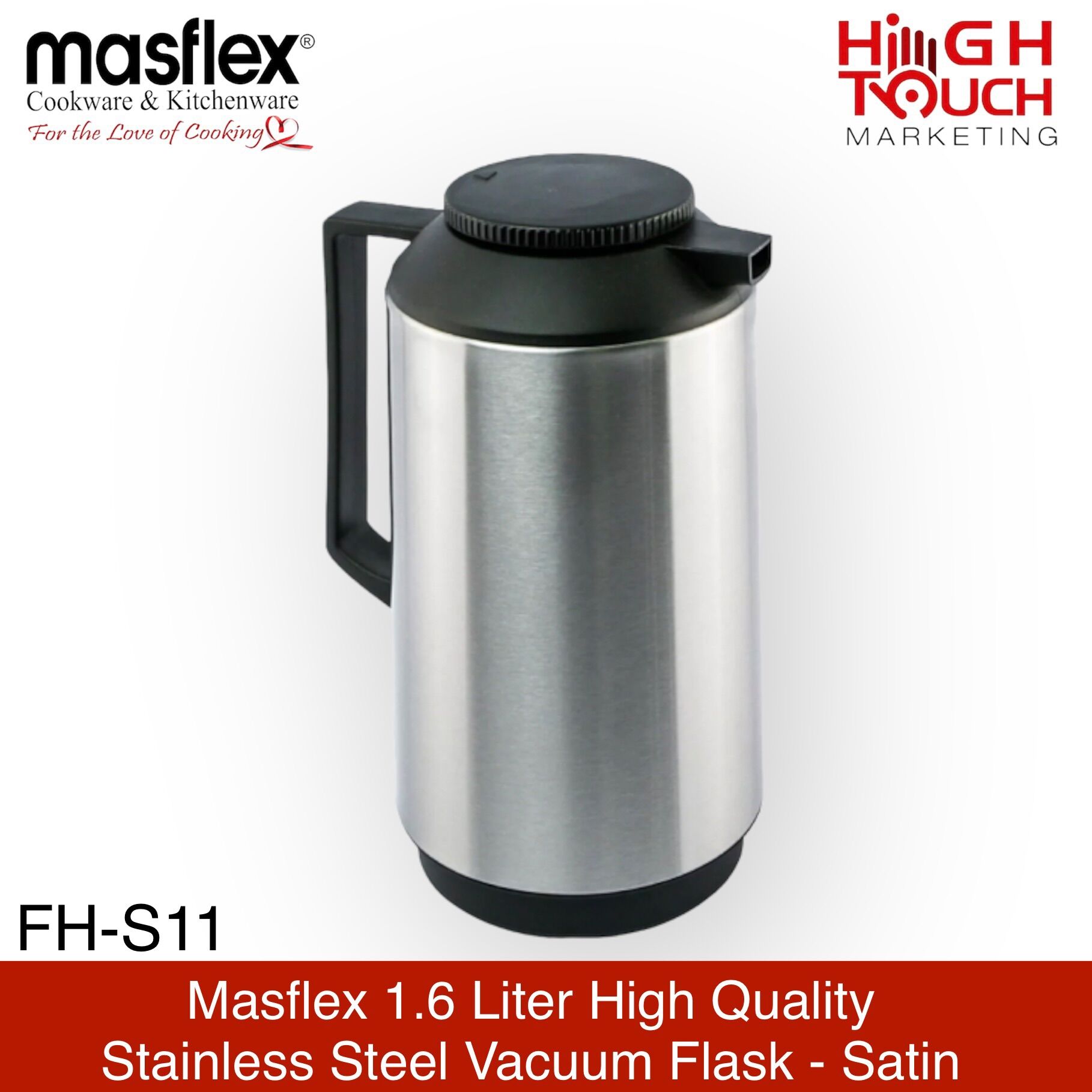 Masflex Liters Vacuum Flask Stainless Steel Satin High
