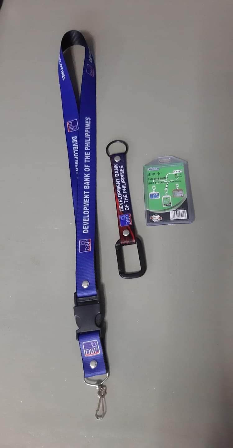 DEVELOPMENT BANK OF THE PHILIPPINES W/ KEY HOLDER ID PACE LANYARD/SET ...