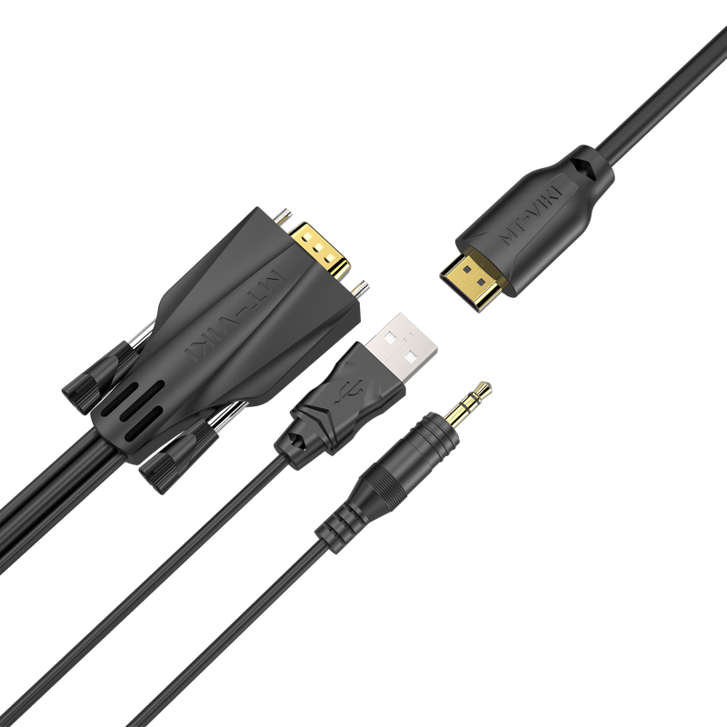 Maituowei Moment VGA to HDMI Cable Computer Laptop Monitor Connected to