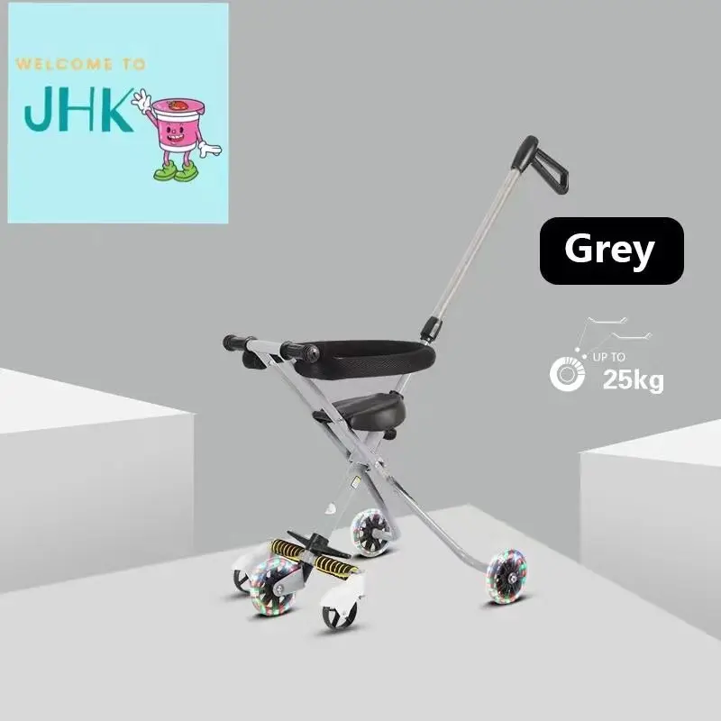 JHK New Foldable Five-Wheels Baby Stroller