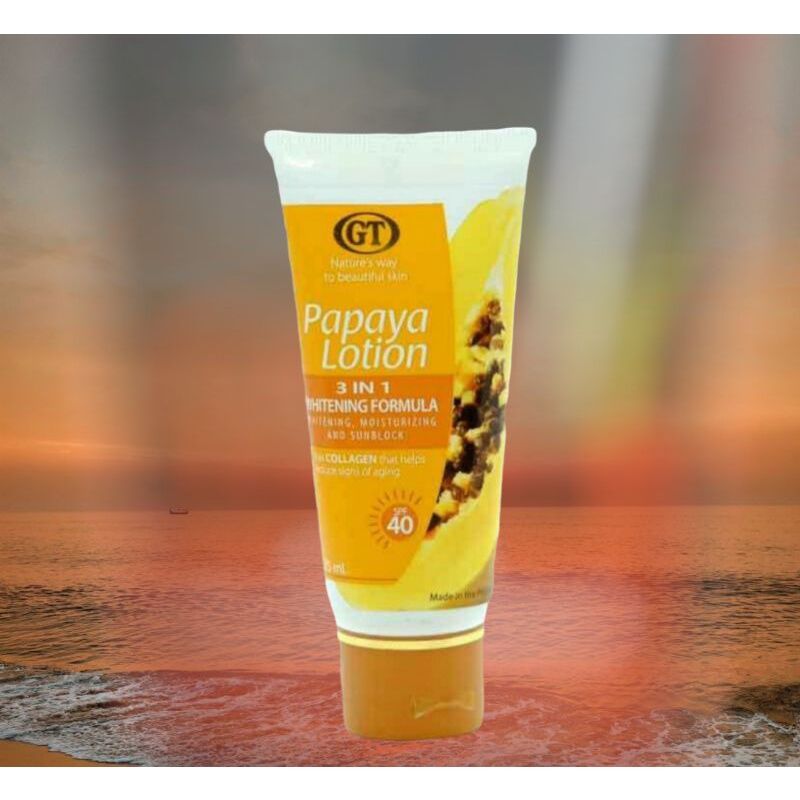 GT Papaya Lotion 3 in 1 Whitening SPF 40 Lazada PH