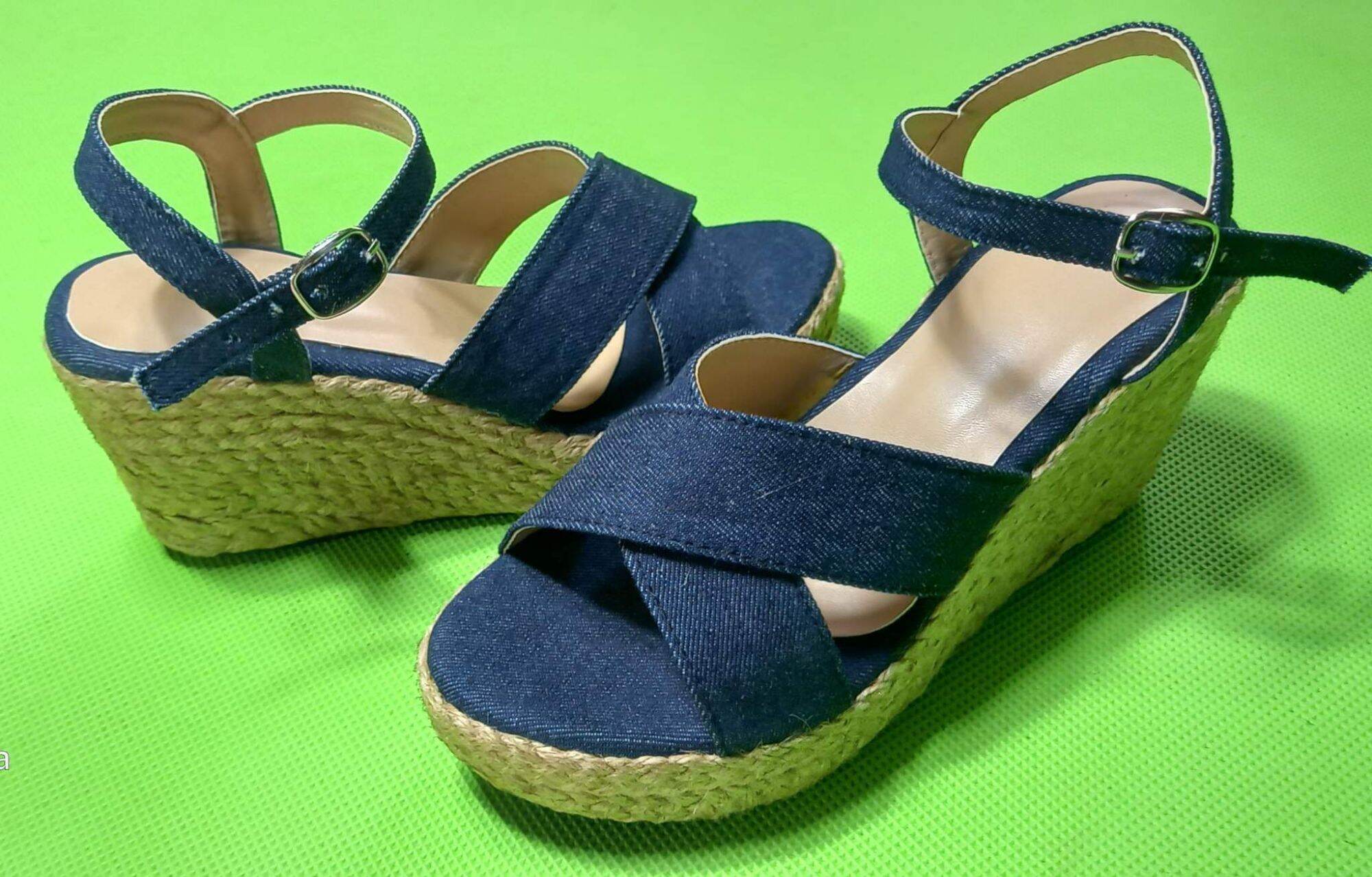 Abaca discount wedge sandals