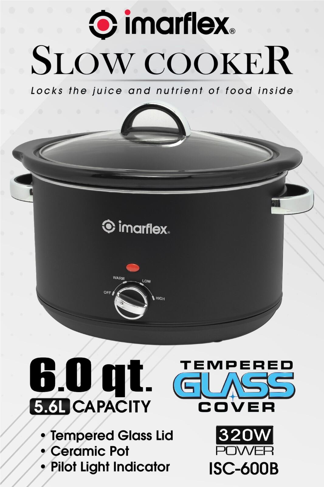 Imarflex pressure best sale cooker manual