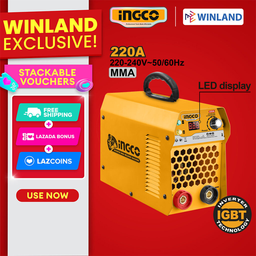 INGCO by Winland Inverter IGBT Welding Machine Portable