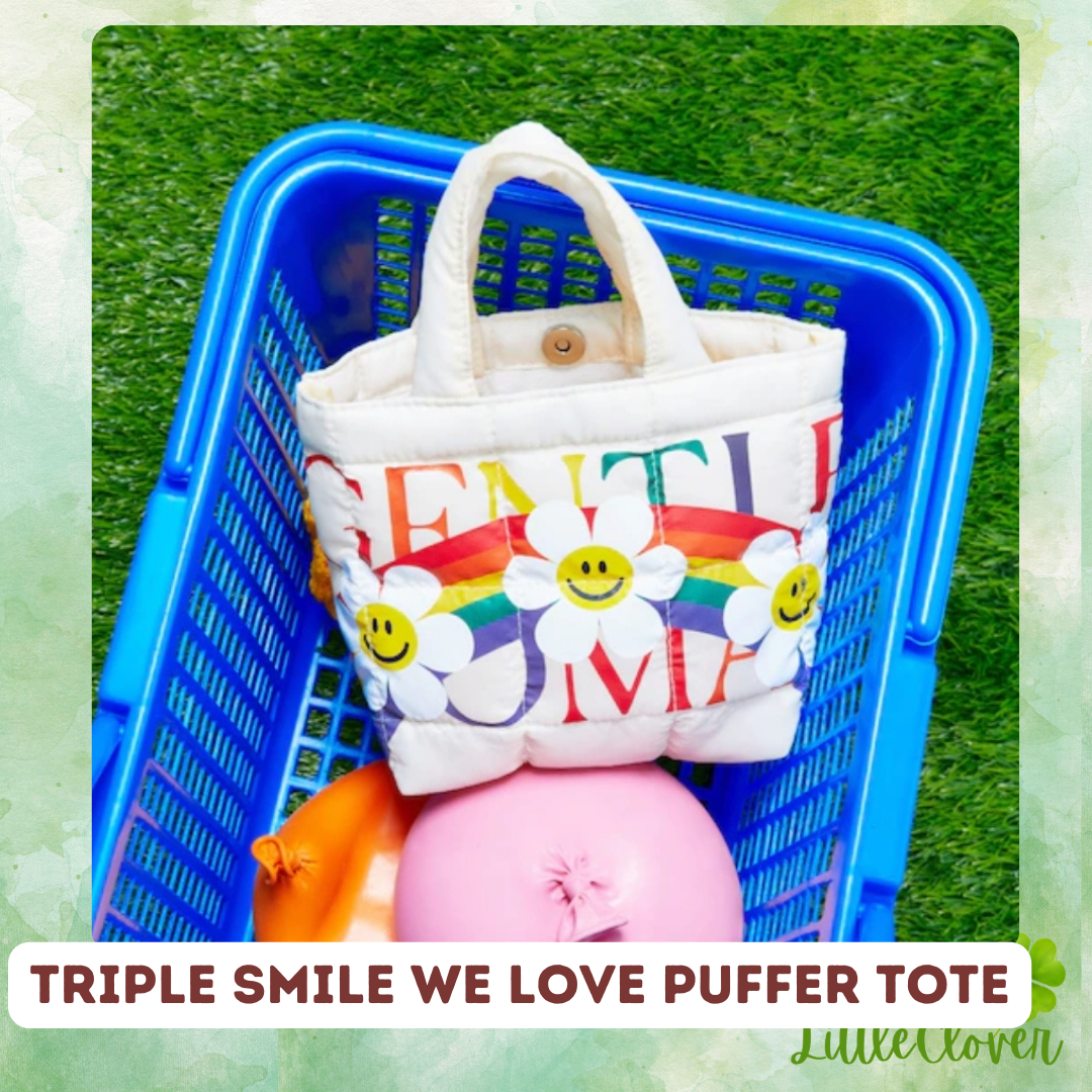 Smiley 2024 Puffer Tote