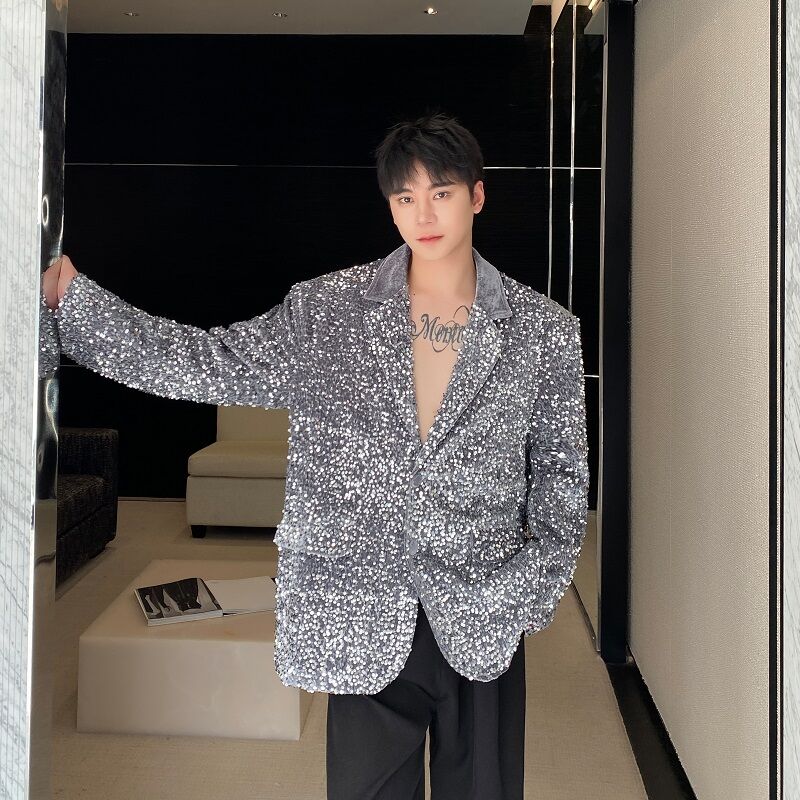 Shiny Gold Sequin Glitter Long Sleeve Shirt For Men - Nightclub Prom Party Disco Chorus | Lazada Philippines Shiny Gold Sequin Glitter Long Sleeve Shirt For Men - Nightclub Prom Party Disco Chorus | Lazada Philippines